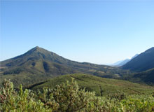 picturesque panoramic view from atop Bainskloof